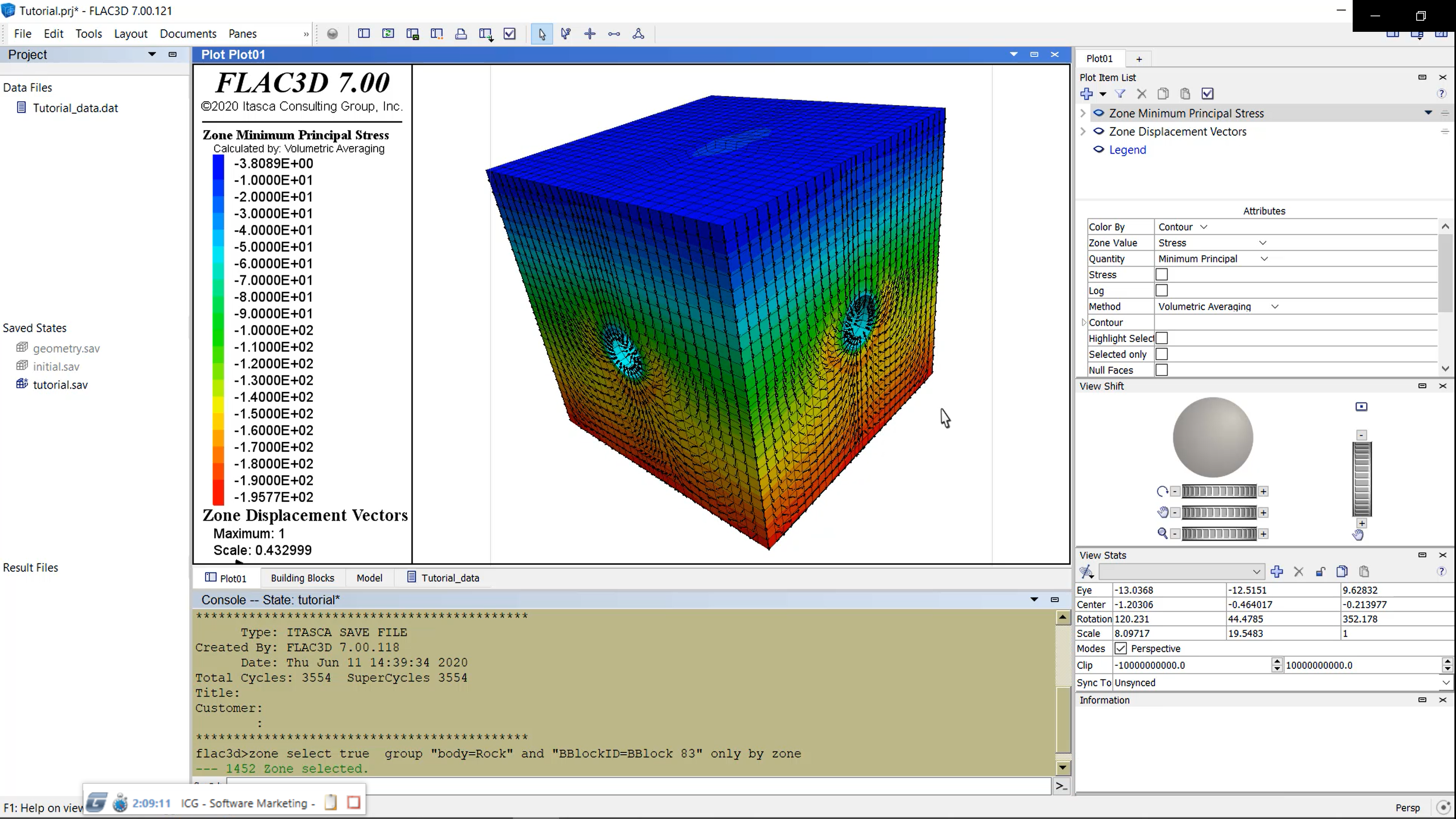 Selection and Manipulation of Objects — Itasca Software 9.0 documentation