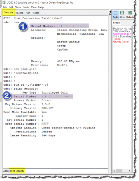 disable key serial number